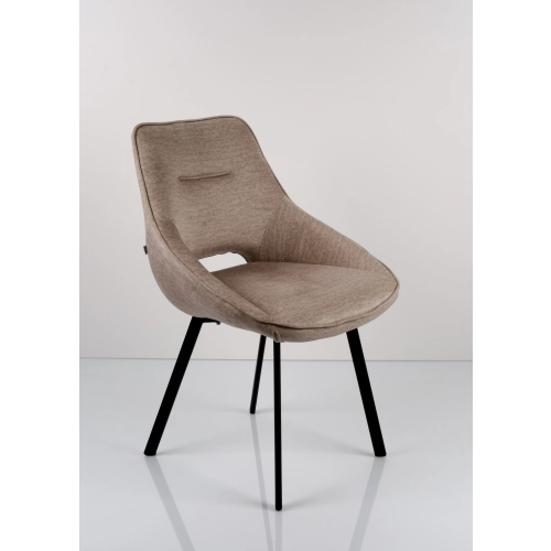 Krzesło DELUXE KR-190 Tkanina  Noga Metalowa